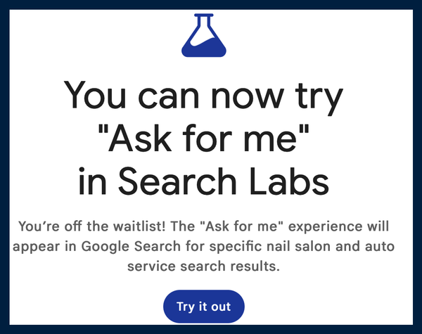 Google 'Ask for Me': Great Tech, Not Great for SMBs